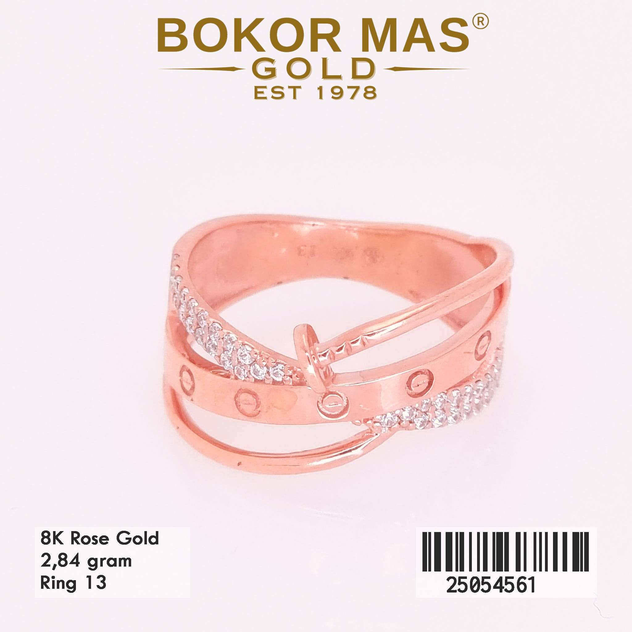 Cincin Emas Variasi Permata - 25054561 - 8K