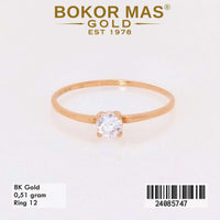 Cincin Emas  Variasi Soliter - 24085747 - 8K