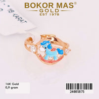 Cincin Emas  Anak Ongsrot Variasi Boneka Kuda Biru - 24085875 - 16K
