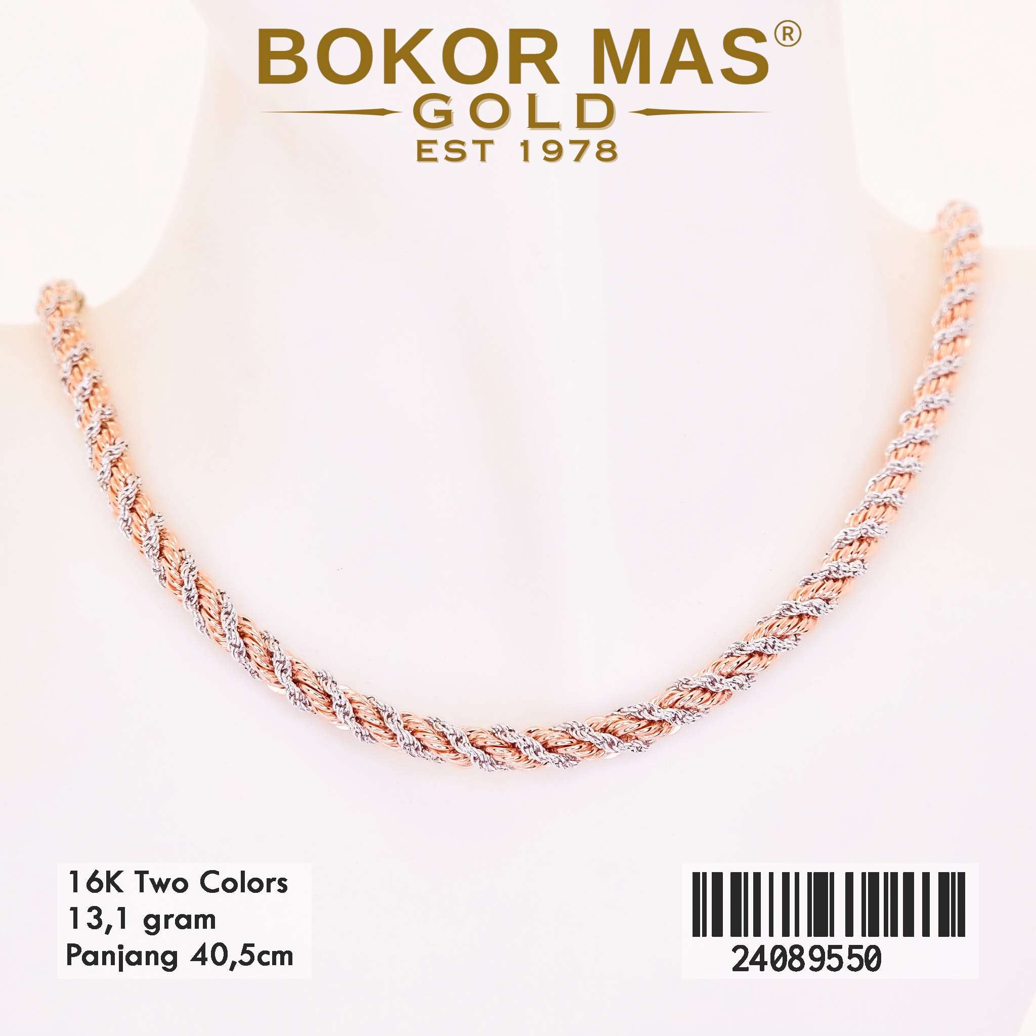 Kalung Variasi Model Millenium Emas Asli Kadar 16K 24089550