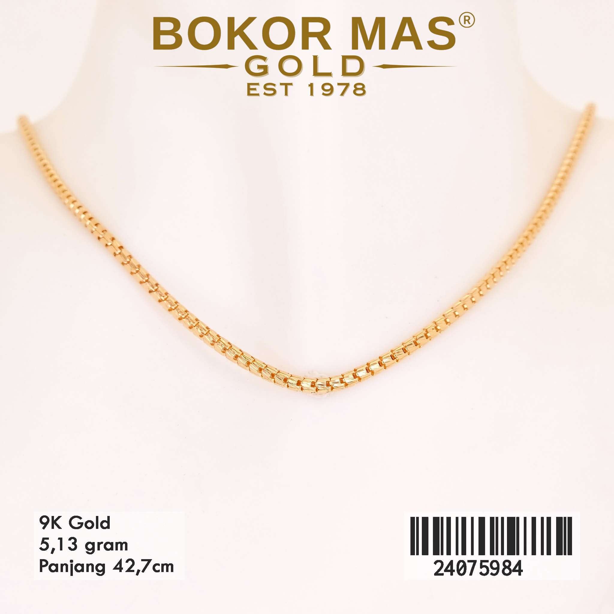 Kalung Milano Tanpa Permata - 24075984 - 9K