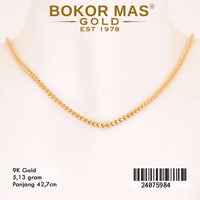 Kalung Emas Milano Tanpa Permata - 24075984 - 9K