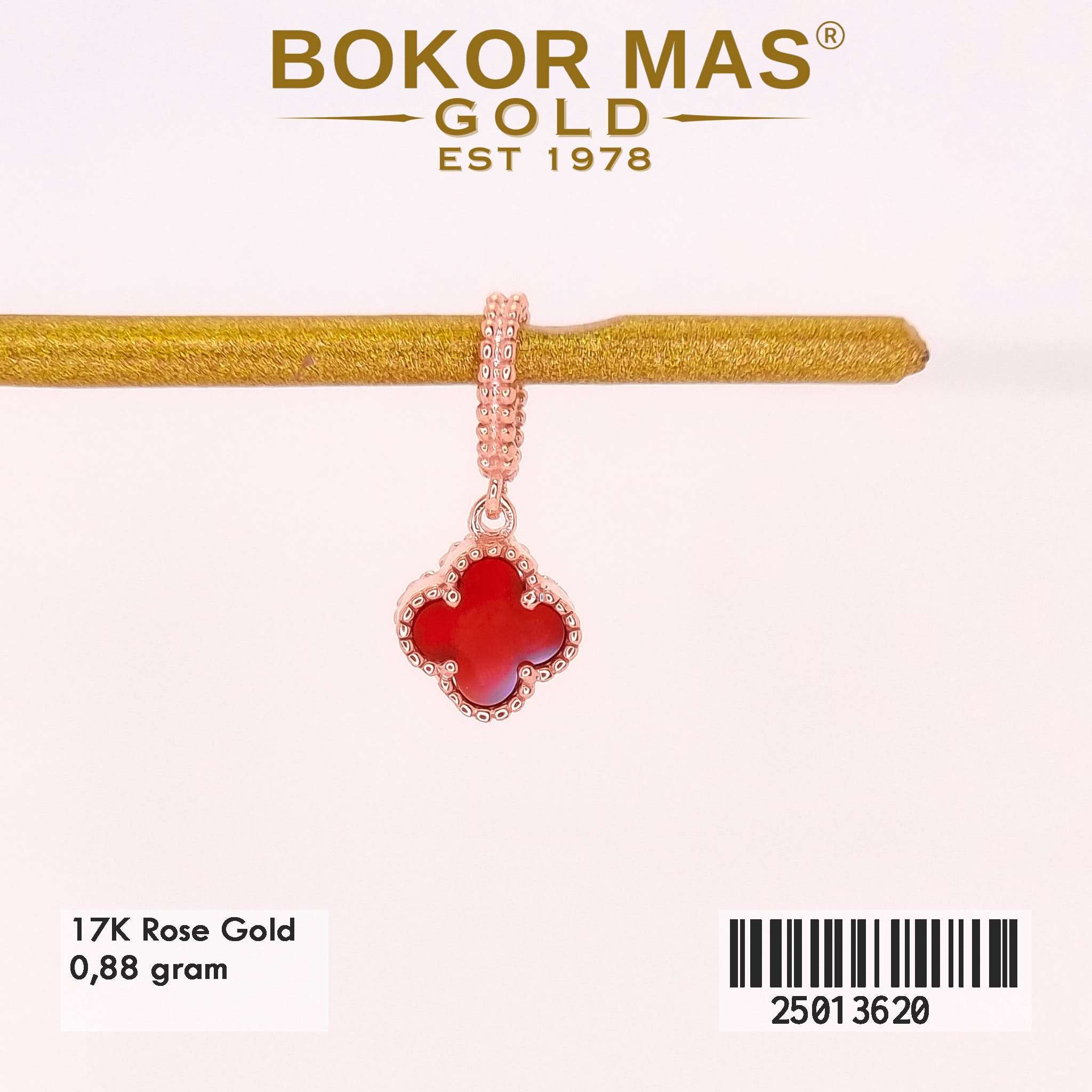 Liontin Variasi Bunga Merah - 25013620 - 17K