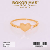 Cincin Variasi Hati -  26003978 - 16K