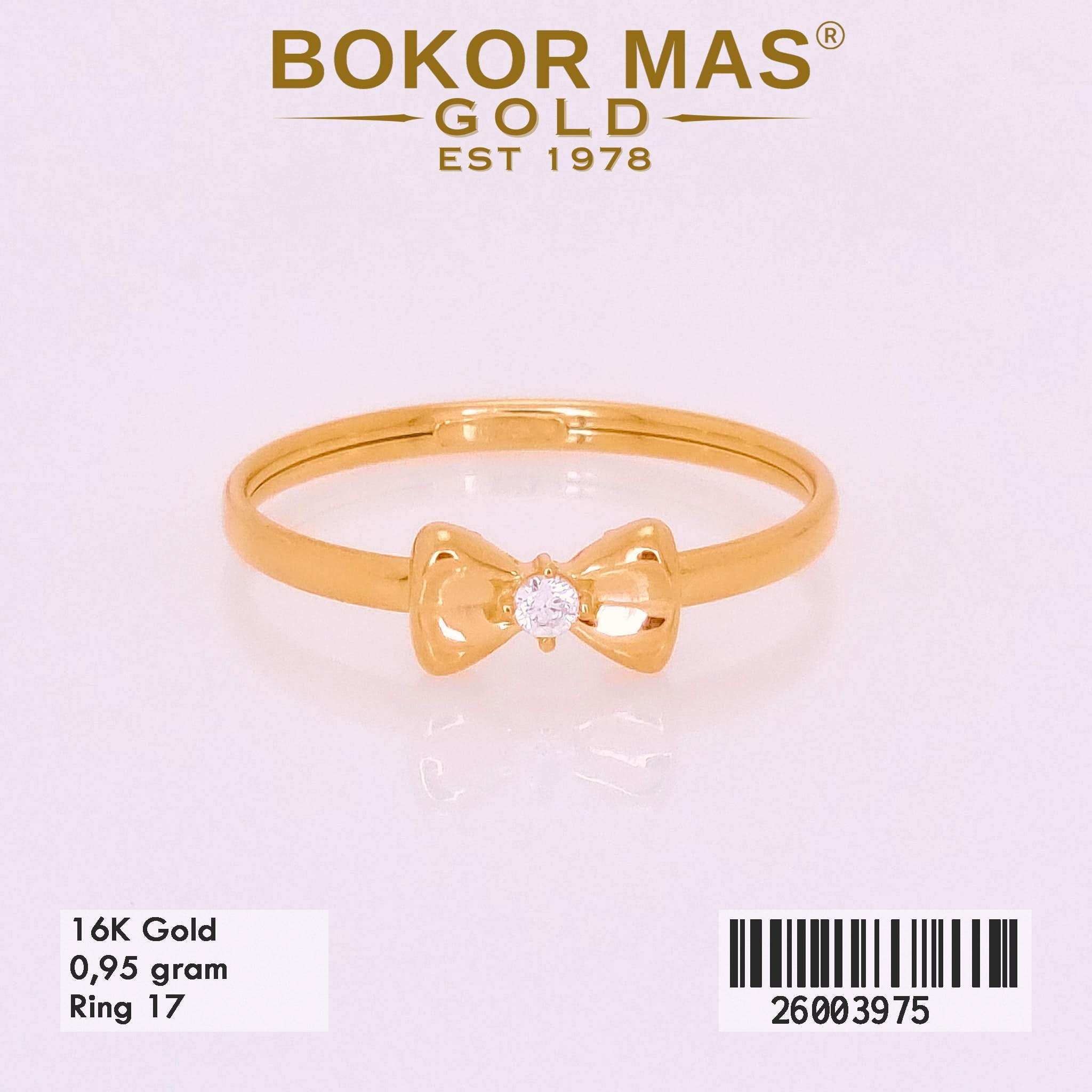 Foto Cincin Emas Asli Cincin Variasi Pita  - Perhiasan Asli Bokormas Gold