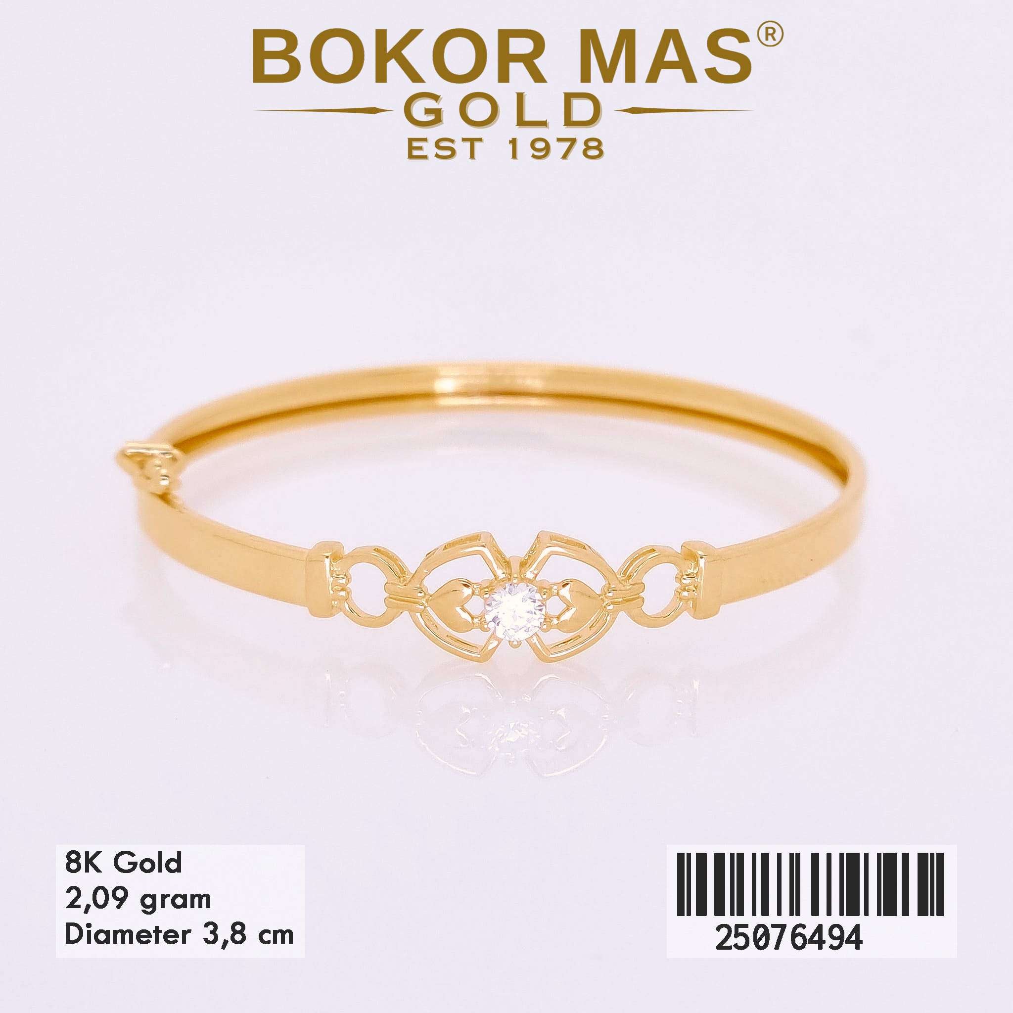 Gelang Kaku Anak Variasi Permata - 25076494 - 8K