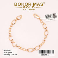 Gelang  Emas  Rantai Variasi Plakatau - 23096873 - 8K