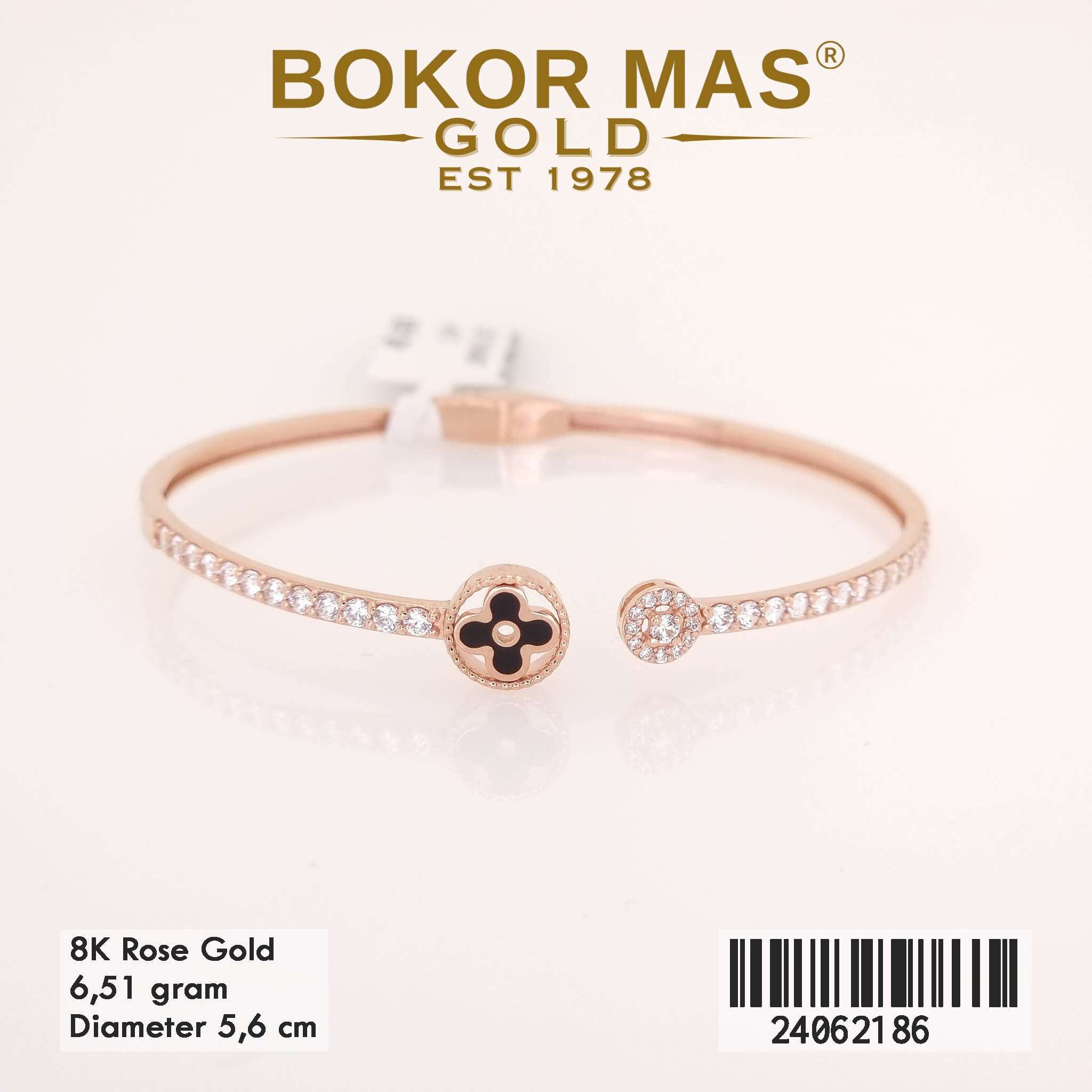 Gelang Bangkok Variasi Clover Permata - 24062186 - 8K