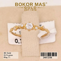 Cincin Emas Variasi Soliter - 24072398 - 8K