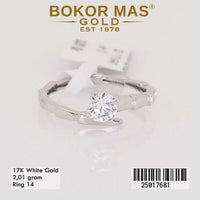 Cincin Emas Variasi Permata - 25017681 - 17K