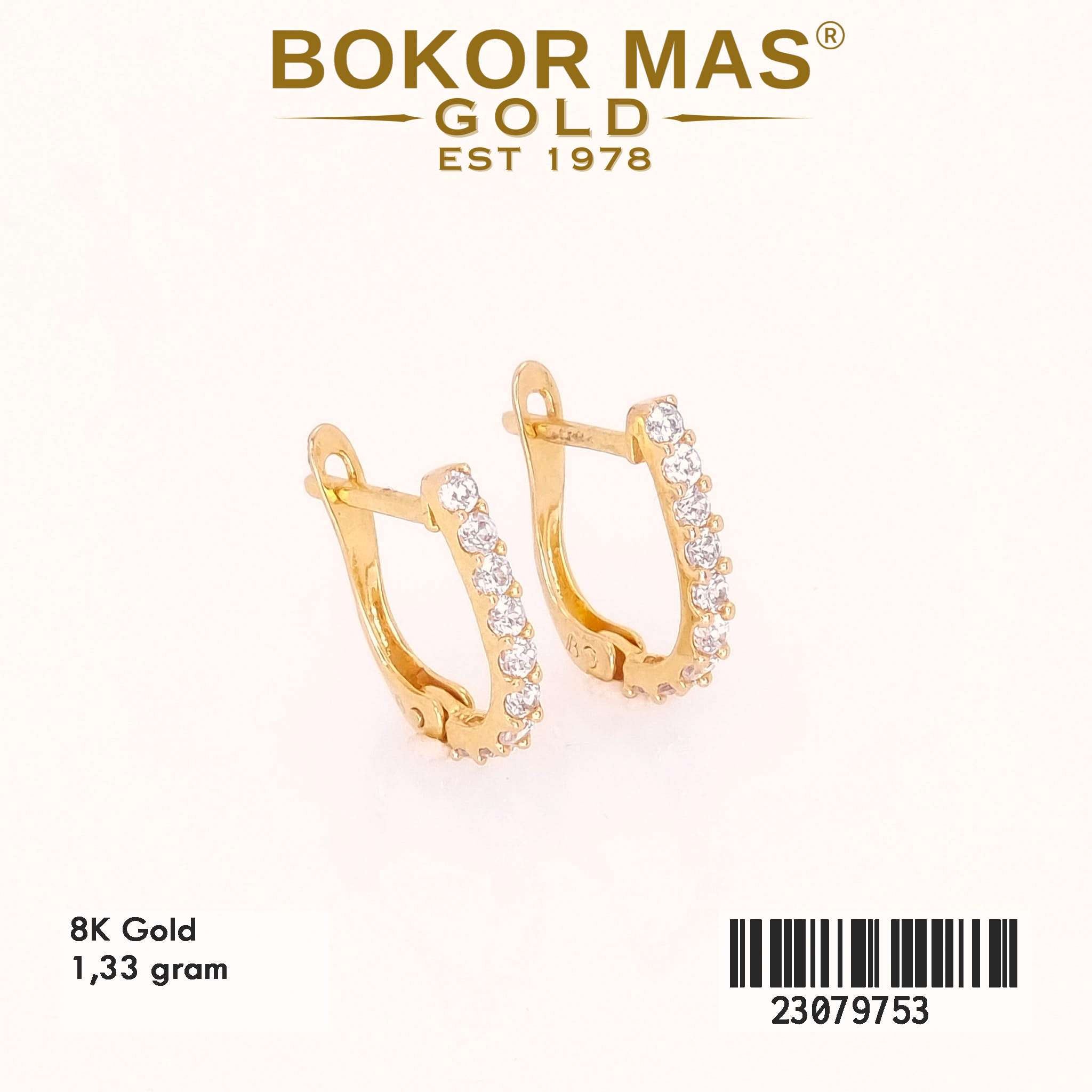 Anting Klip Variasi Permata - 23079753 - 8K