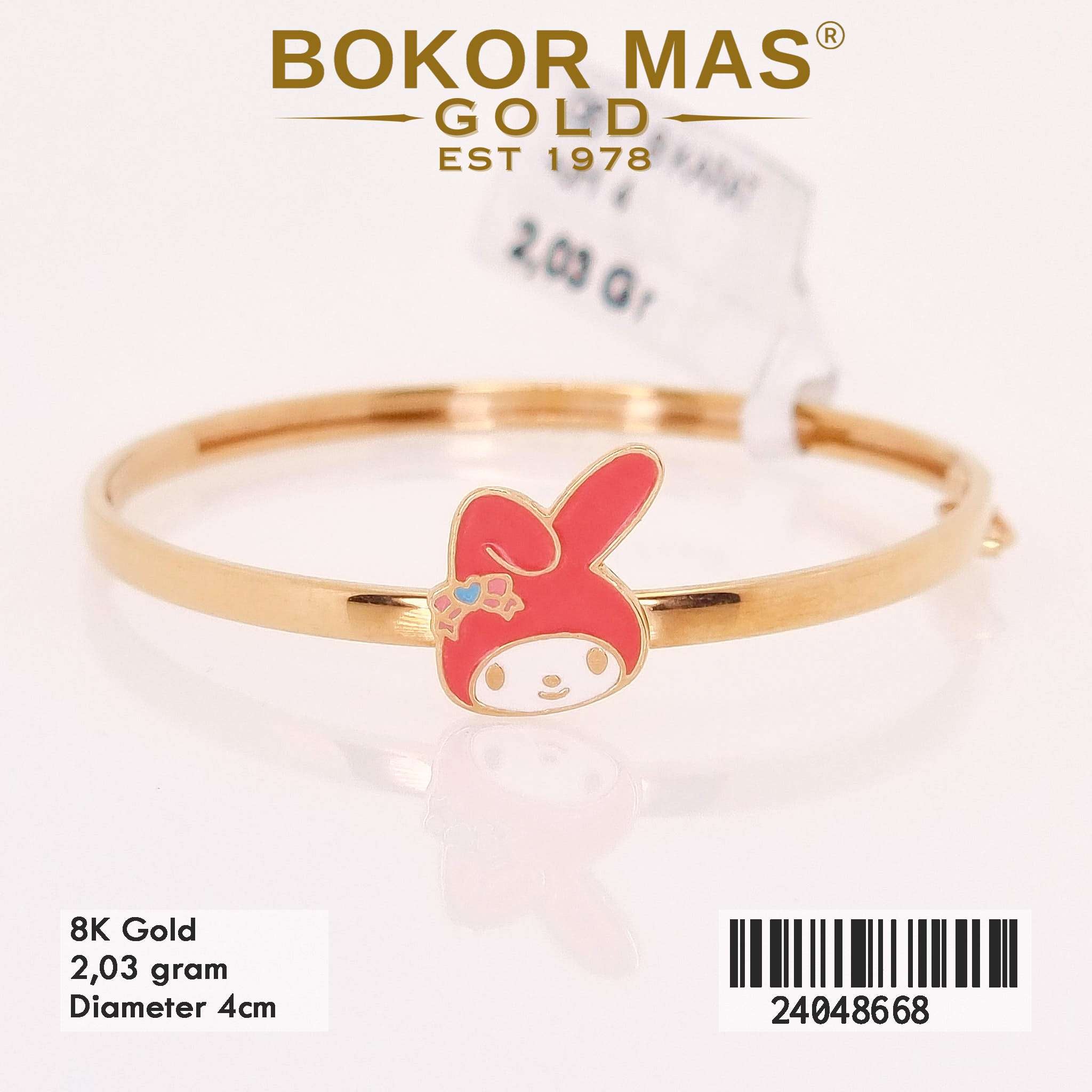 Gelang Kaku Anak Variasi Mellody - 24048668 - 8K