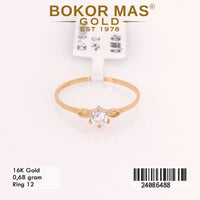 Cincin  Emas Variasi Permata - 24086488 - 16K