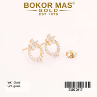 Giwang Emas  Tusuk Variasi Permata - 23072017 - 16K