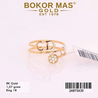 Cincin Emas Variasi Spiral CD - 24075439 - 8K