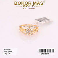 Cincin Emas Variasi Permata - 24075805 - 8K