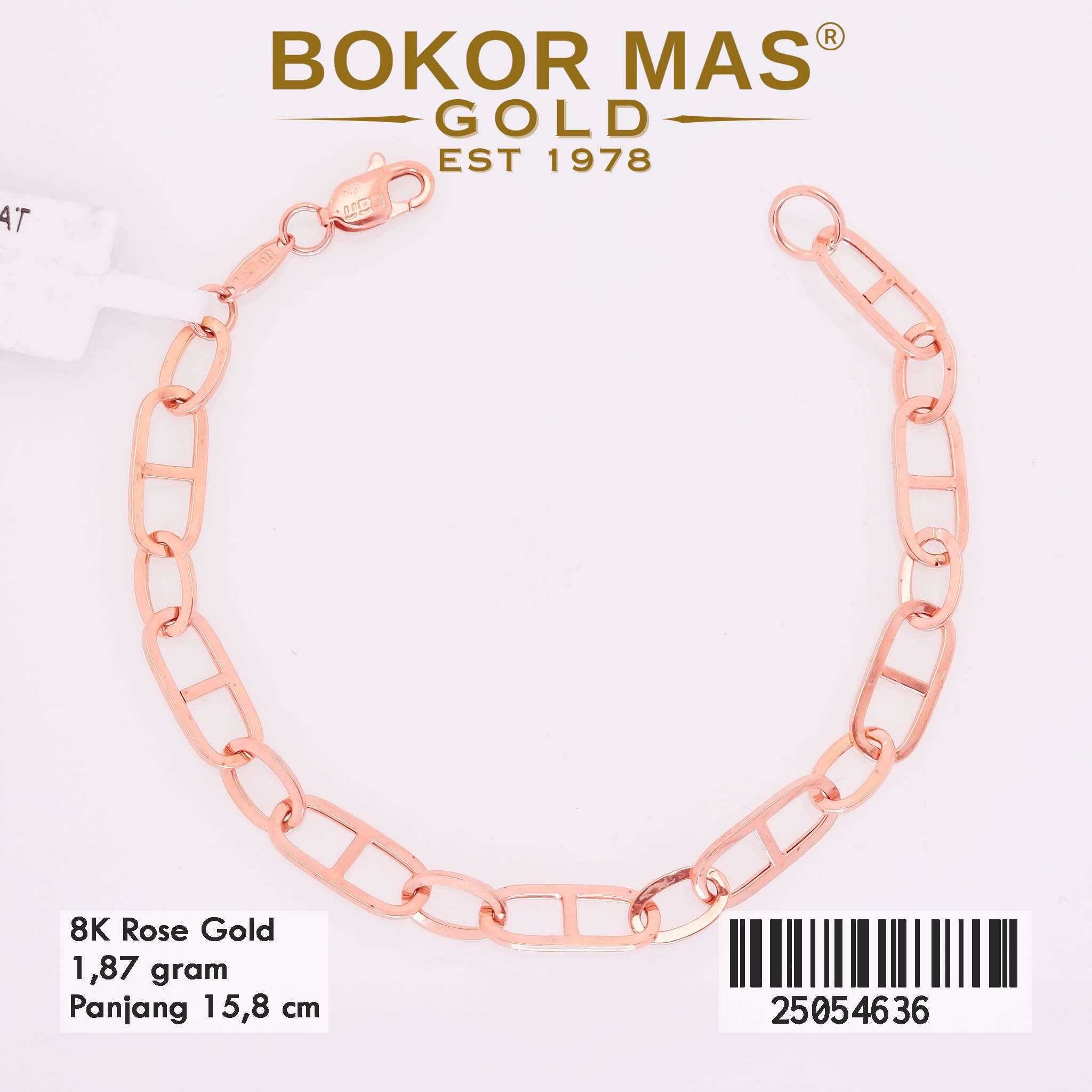 Gelang Emas Rantai Variasi Hermei - 25054636 - 8K