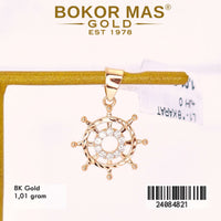 Liontin Emas Variasi Permata - 24084821 - 8K