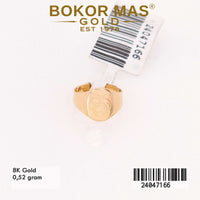Cincin Emas Anak Ongsrot Variasi Tanpa Permata - 24047166 - 8K