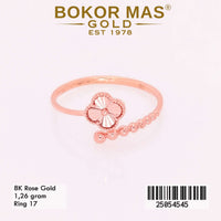 Cincin Emas Varias Bunga Alhambra - 25054545 - 8K