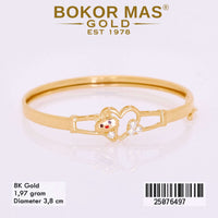 Gelang Kaku Anak Variasi Permata Hati - 25076497 - 8K