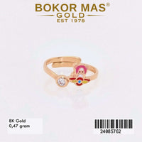 Cincin  Emas Boneka Pink - 24085762 - 8K
