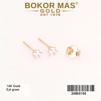 Giwang Emas  Tusuk Variasi Permata Soliter - 24066164- 16K