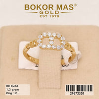 Cincin Emas Variasi Permata - 24072351 - 8K