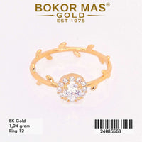 Cincin  Emas Variasi Permata - 24085563 - 8K
