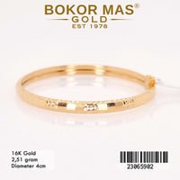 Gelang Emas  Kaku Anak Tanpa Permata - 23065902 - 16K