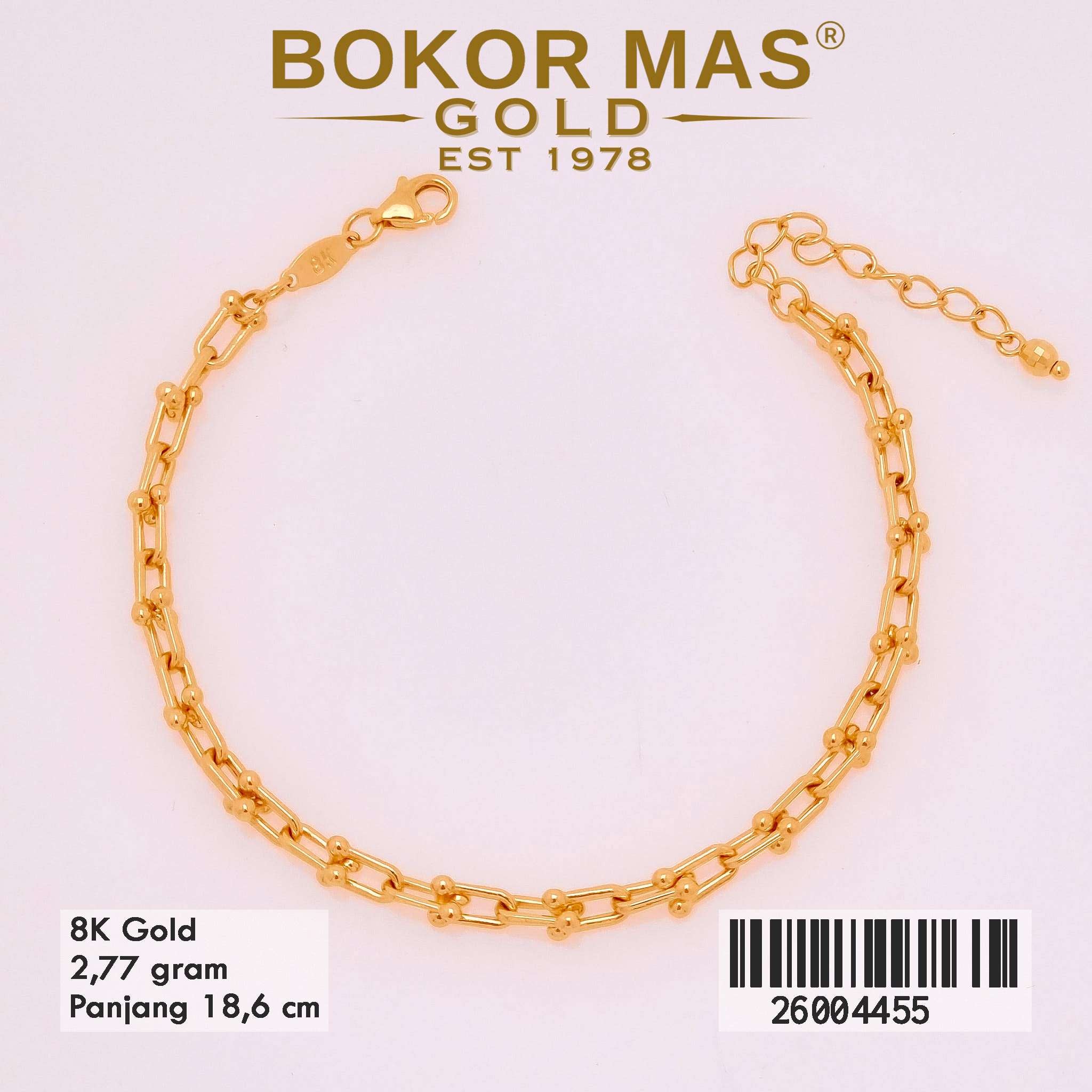  Gelang Rantai Variasi Tiffy  - 26004455 - 8K