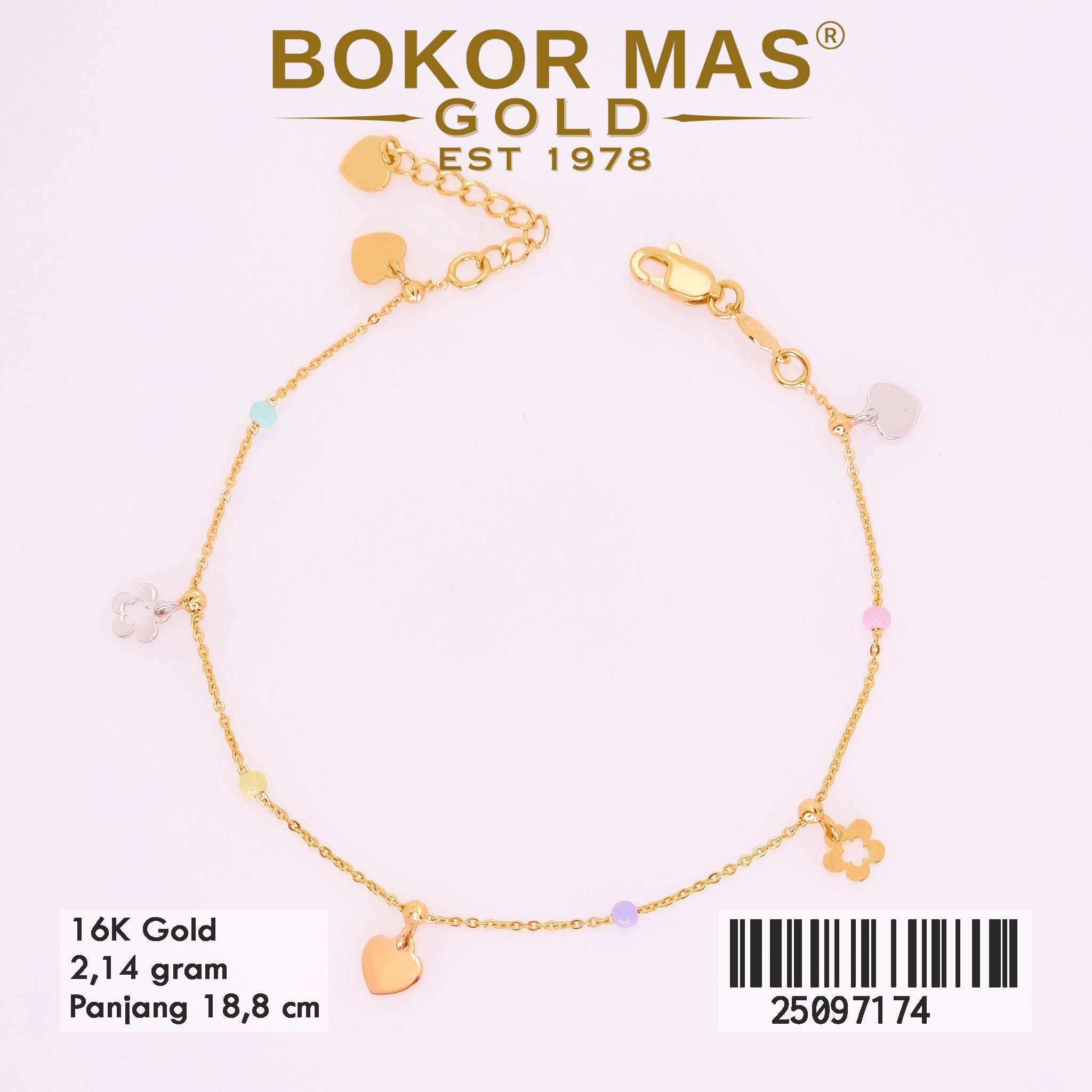 Gelang Rantai Jedar Variasi Mainan - 25097174 -   16K