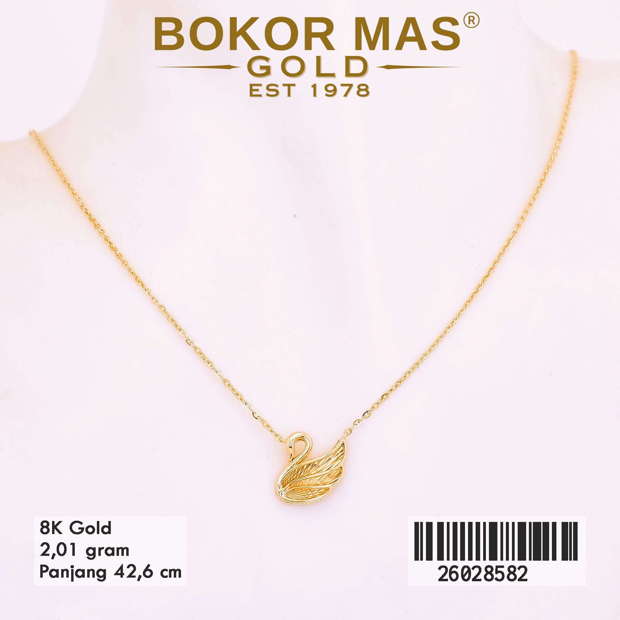 Foto Kalung Emas Asli Kalung Variasi Liont 8K - Perhiasan Asli Bokormas Gold