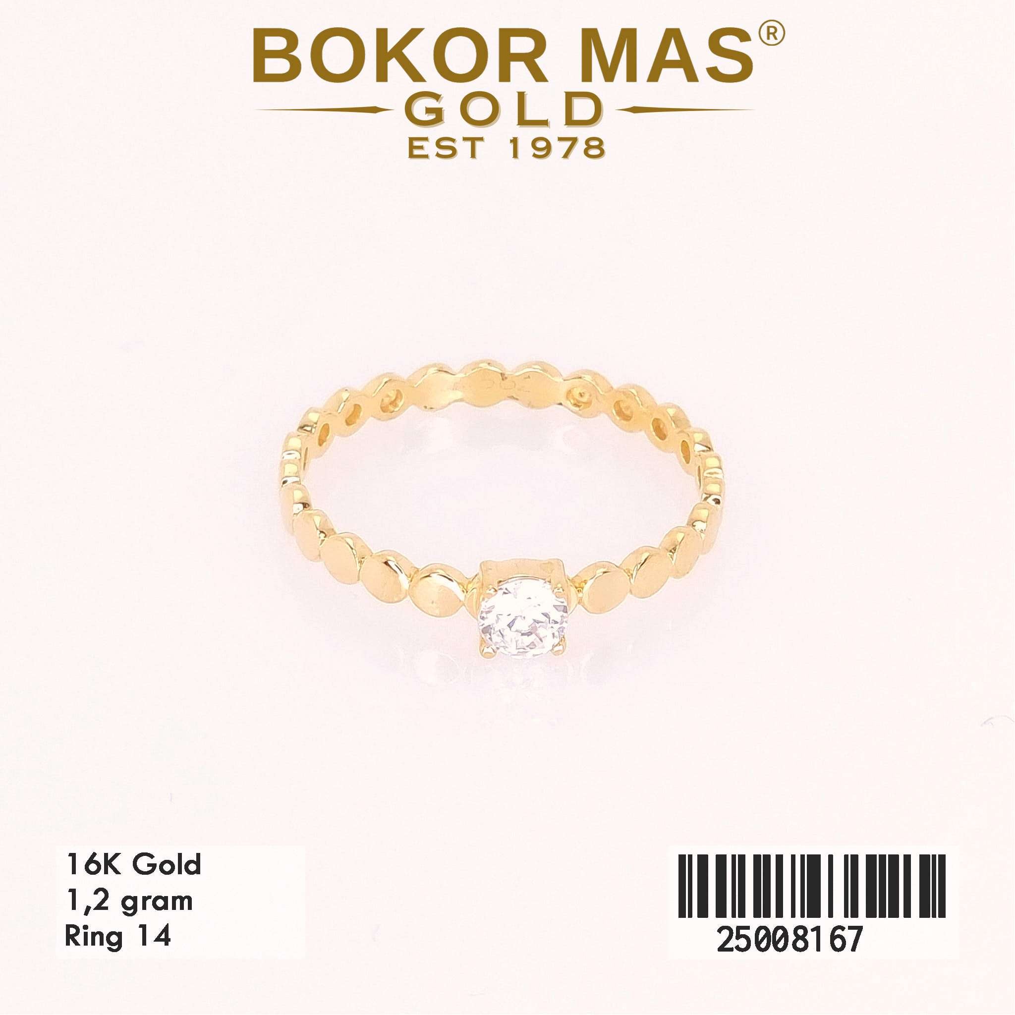 Cincin Variasi Batu Permata - 25008167 - 16K