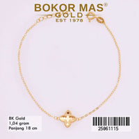 Gelang Emas Rantai Siem Variasi Bintang - 25061115 - 8K