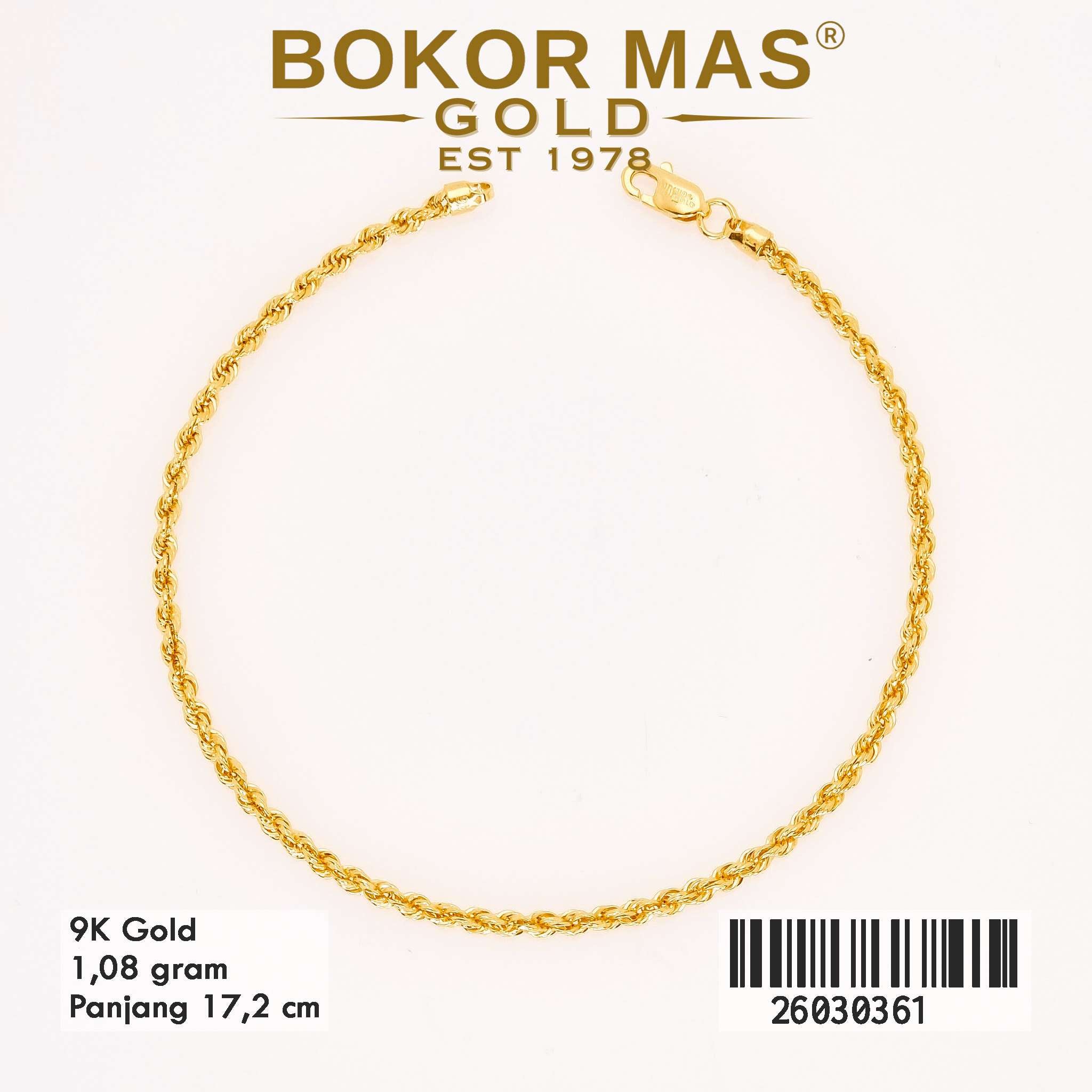  Gelang Rantai Variasi Korea Tambang - 26030361 - 9K