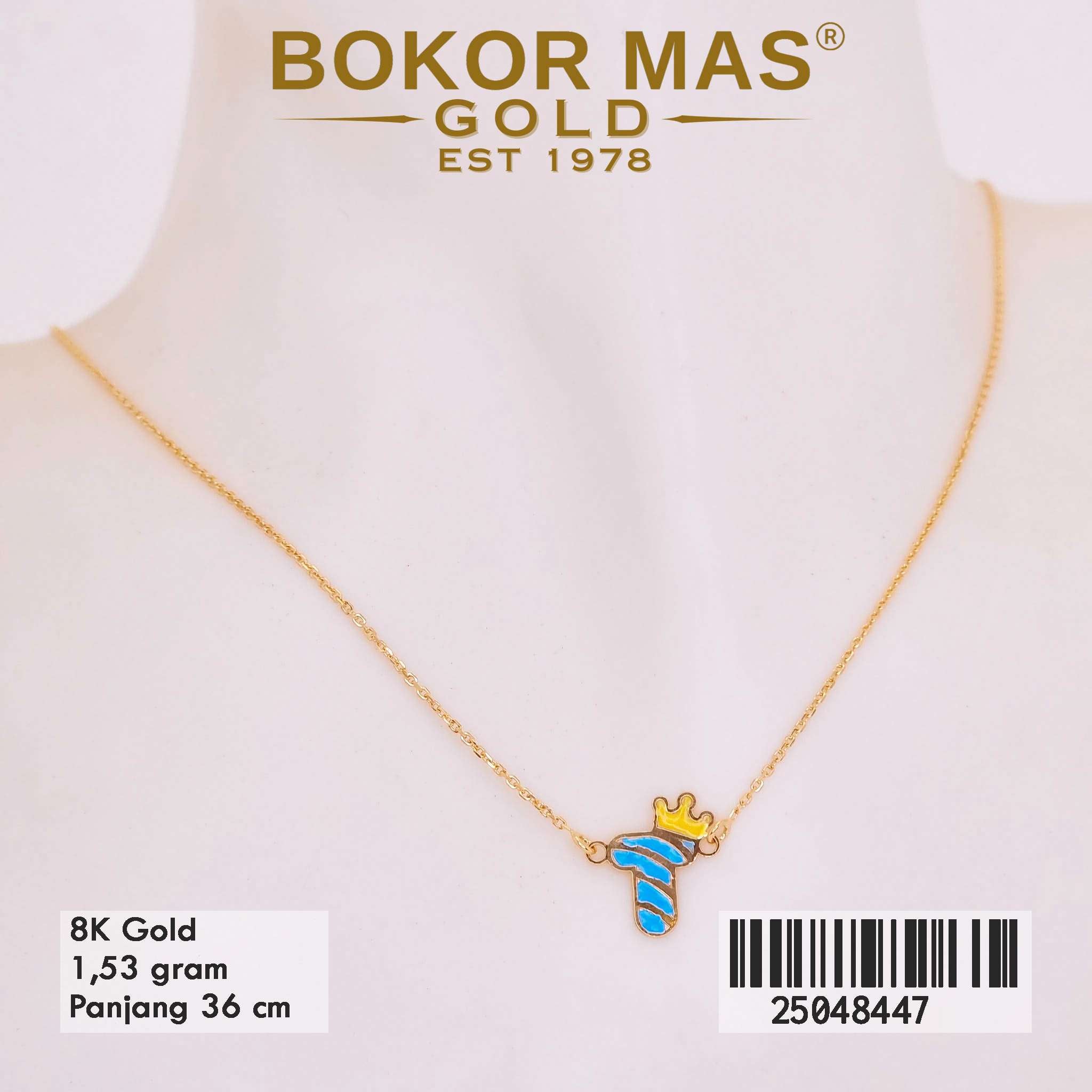 Kalung Anak Huruf T - 25048447 - 8K