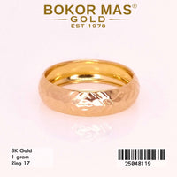 Cincin Emas Variasi Bangkok Tanpa Permata - 25048119 - 8K