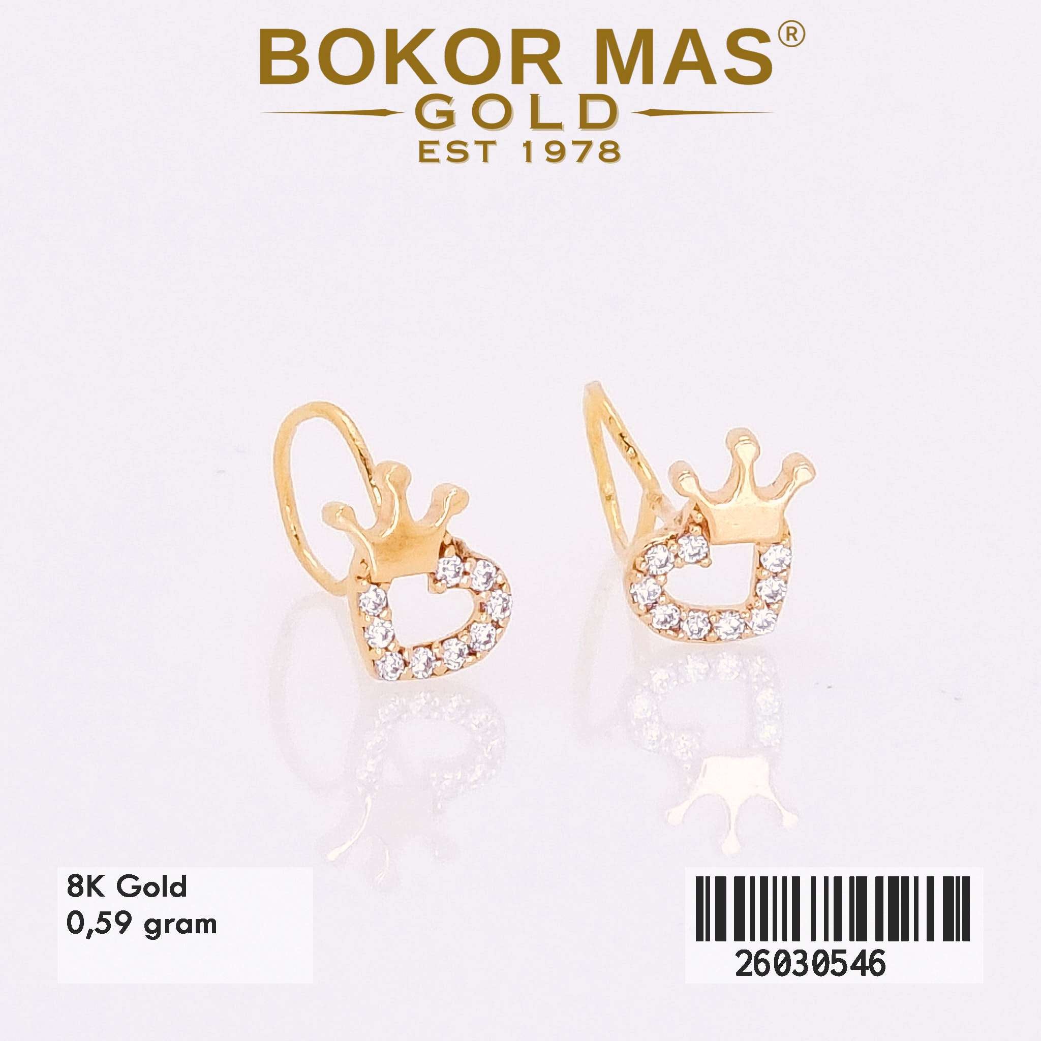  Anting Toge Variasi Permata - 26030546 - 8K