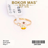 Cincin Emas Anak Variasi Boneka - 24075604 - 8K
