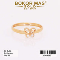 Cincin Variasi Permata Kupu - 26034583 - 8K