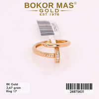 Cincin Emas Variasi Batu Permata - 24075431 - 8K