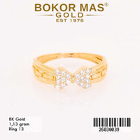 Cincin Variasi Pita - 26030039 - 8K