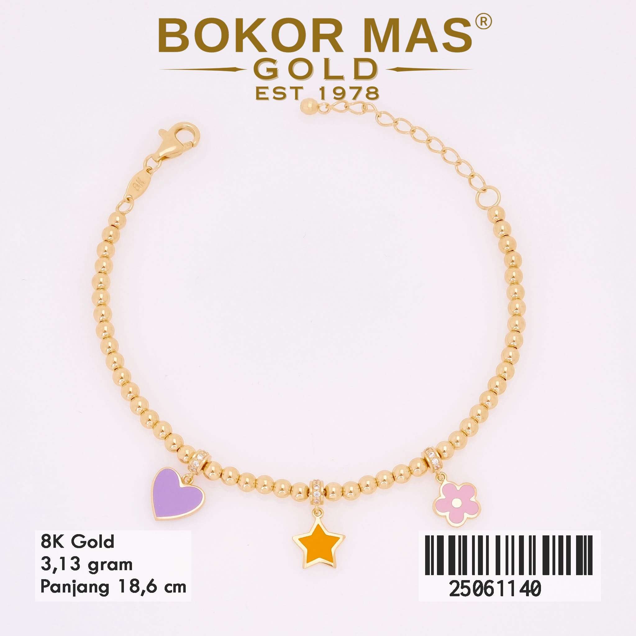 Gelang Emas Rantai Variasi - 25061140 - 8K