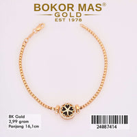 Gelang  Emas Rantai Variasi Flower - 24087417 - 8K