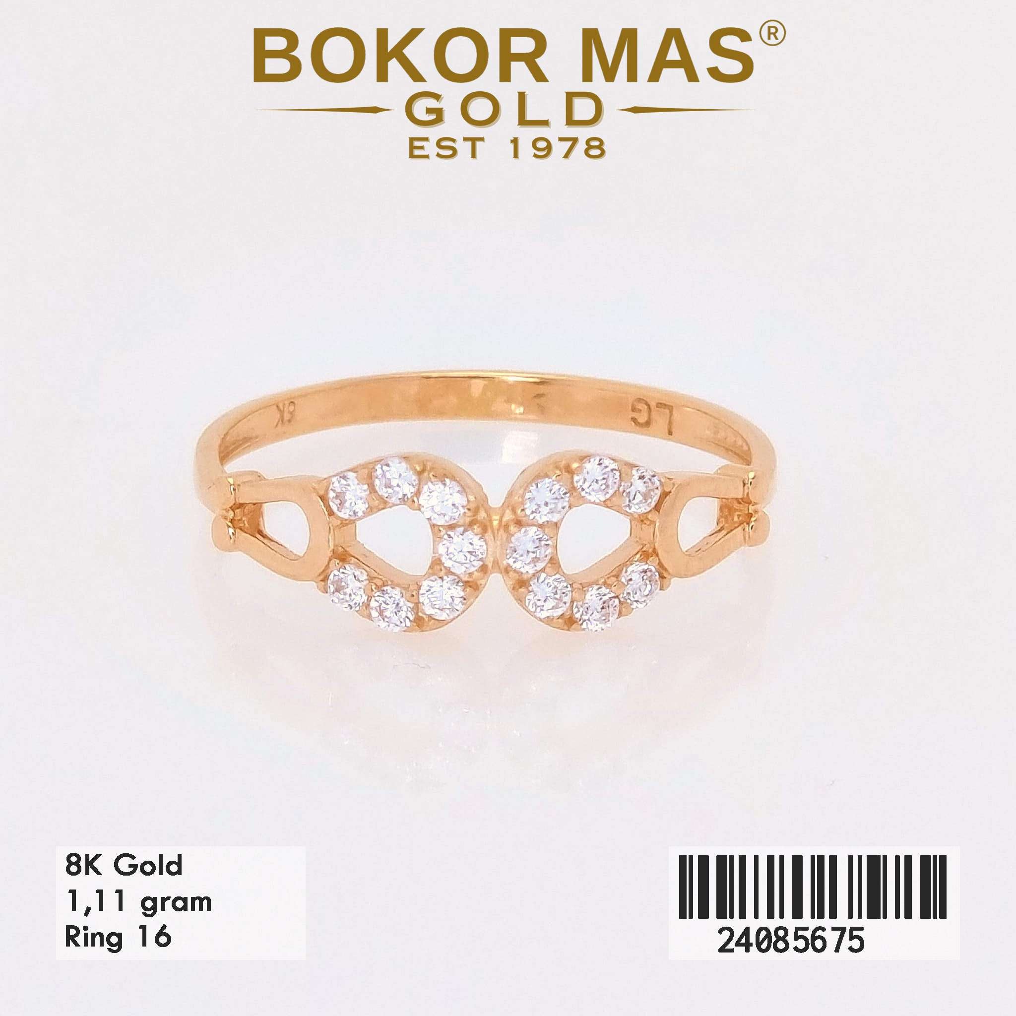 Cincin Variasi Permata - 24085675 - 8K
