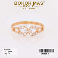 Cincin Emas  Variasi Permata - 24085675 - 8K