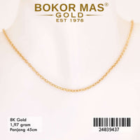 Kalung Emas Toscano Tanpa Permata - 24039437 - 9K