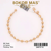 Gelang Emas Rantai Variasi Tanpa Permata - 24075718- 8K