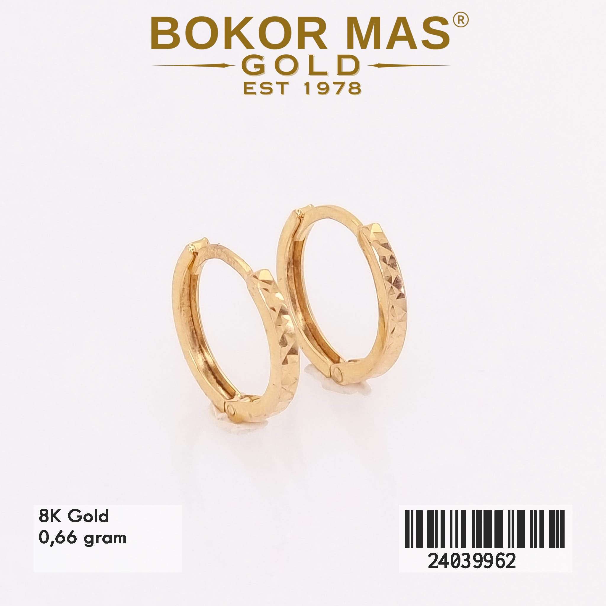 Anting Klip Polos Variasi Tanpa Permata - 24039962 - 8K